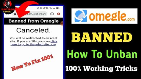 remove ban from omegle|How to Get Unbanned from Omegle [A Complete 2022 Guide].